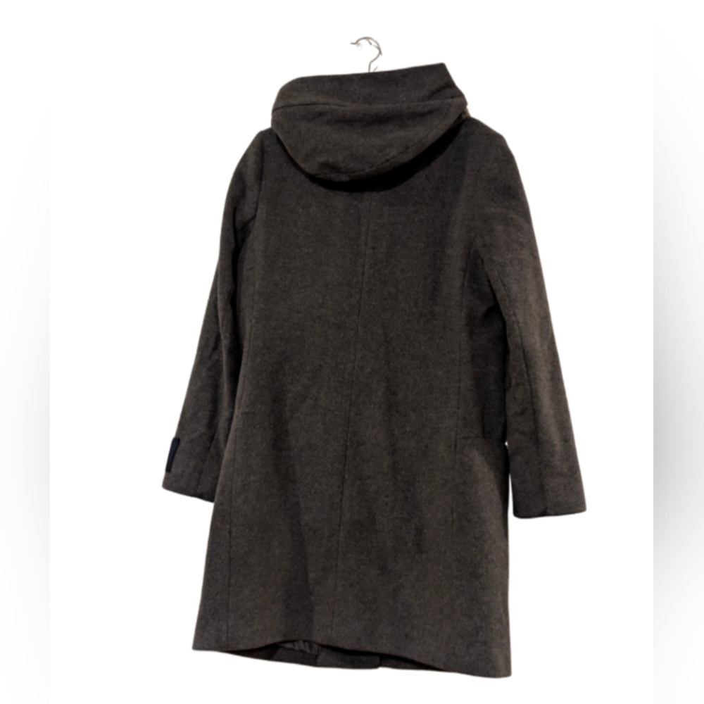 Babaton Atelier Wool Cashmere Hooded Coat | Aritzia | Italian Fabric | Size L - Picture 2 of 15